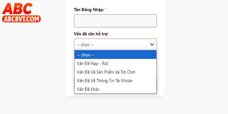 Nhắn tin qua cổng live chat nhanh gọn